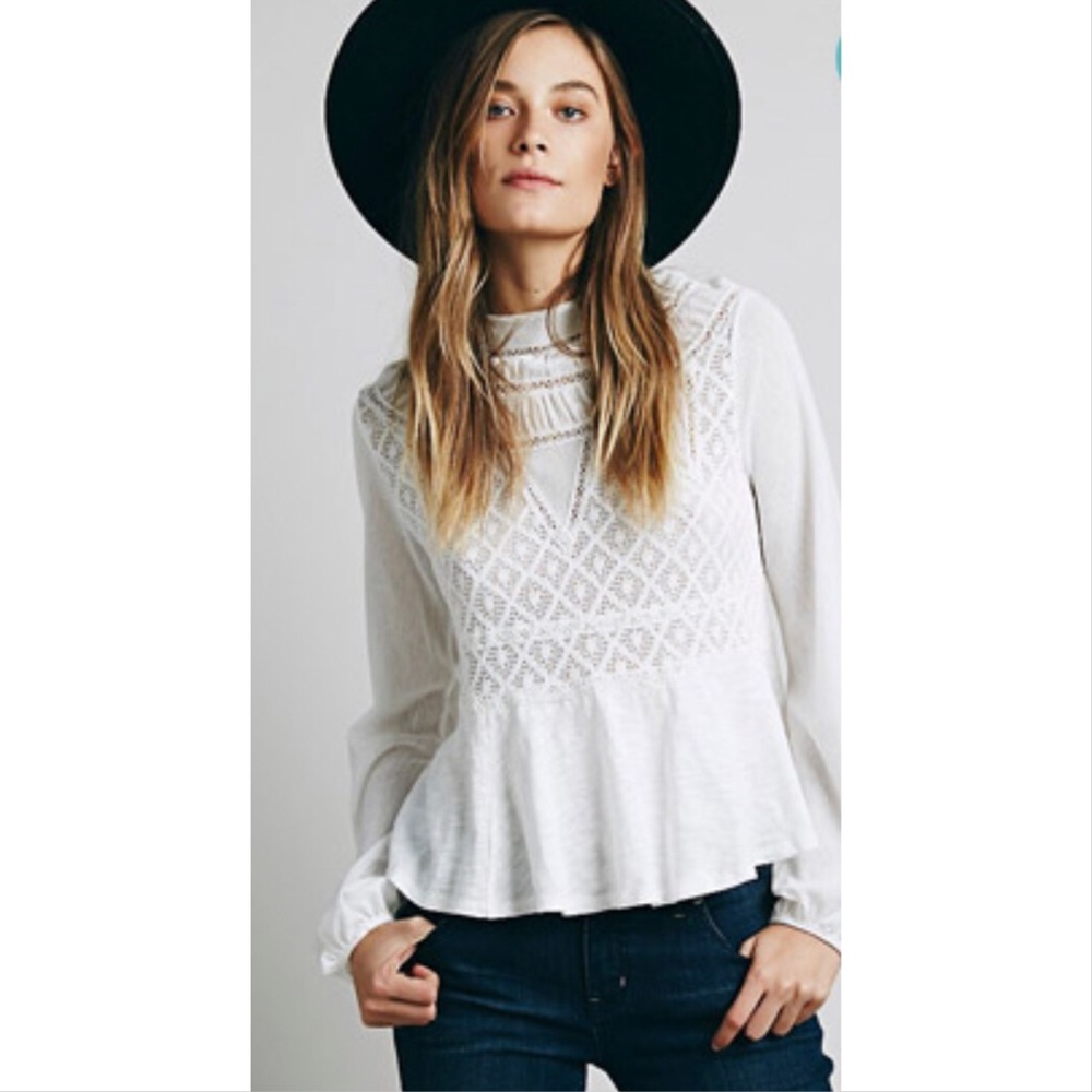 Free People English Rose Swint Top pink - Picture 3 of 8